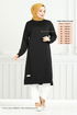 Armali Hijab Tunic 2697AYD969-M Black - Thumbnail