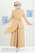 Asymmetric Cutting Hijab Team 4743ZNK903-M Latte - Thumbnail