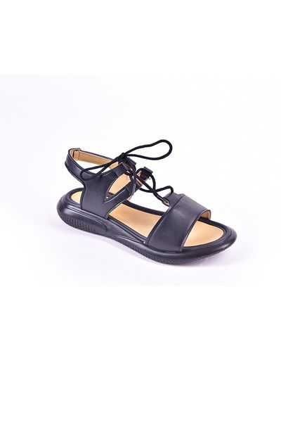 ODS - Bağcıklı Sandalet Siyah ODS1026-1