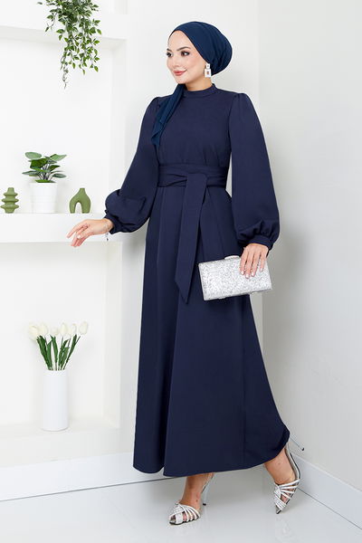 MRV E.N.D. - Ballon Ärmel Hijab Abendkleid 5527END900-M Laci