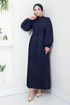 Ballon Manches Hijab Robe de soirée 5527END900-L Laci - Thumbnail