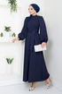 Ballon Manches Hijab Robe de soirée 5527END900-L Laci - Thumbnail