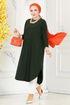 Basic Sandy Tunik 2002MEY846-MS Haki - Thumbnail