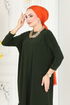 Basic Sandy Tunik 2002MEY846-MS Haki - Thumbnail