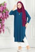 Basic Sandy Tunik 2002MEY846-MS Petrol - Thumbnail
