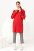 Bat Arm Tunic Red TFS2811 - Thumbnail