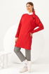 Bat Arm Tunic Red TFS2811 - Thumbnail