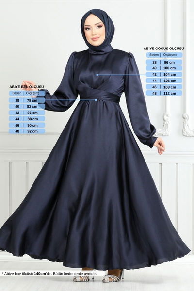 MRV E.N.D. - Belden Must Connect Satin Evening dress 5665END900-M Laci