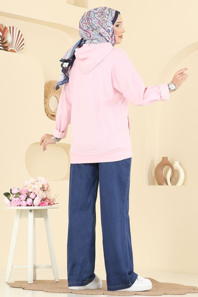 E.T.T. - Beli Bağcıklı Kot Pantolon 1001ETT926-MS Koyu Kot - 416740