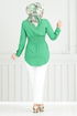 Béli Caoutchouté Tunique 403ÉVO1065-M Benetton Vert - Thumbnail