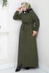 Béli Lacé Bondit Manteau Numéro de pièce 7006ZNR1012-M Kaki - Thumbnail