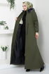Béli Lacé Bondit Manteau Numéro de pièce 7006ZNR1012-M Kaki - Thumbnail