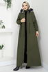Béli Lacé Bondit Manteau Numéro de pièce 7006ZNR1012-M Kaki - Thumbnail