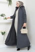 Beli Laced Up Bondit Coat 7006ZNR1012-M Anthracite - Thumbnail