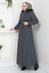 Beli Laced Up Bondit Coat 7006ZNR1012-M Anthracite - Thumbnail