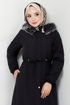 Beli Laced Up Bondit Coat 7006ZNR1012-M Black - Thumbnail