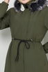 Beli Laced Up Bondit Coat 7006ZNR1012-M Khaki - Thumbnail