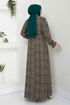 Beli Laced Up Winter Dress 8076UKB929-M Vision - Thumbnail