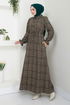 Beli Laced Up Winter Dress 8076UKB929-M Vision - Thumbnail