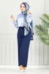 Beli Lastikli Aerobin Pantolon 4053PM1063-M Laci - Thumbnail