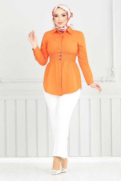 MRV E.V.O. - Beli Lastikli Tunik 403EVO1065-M Oranj