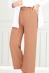 Beli Rubberized Pants 0006MR1077-M Latte - Thumbnail