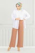 Beli Rubberized Pants 0006MR1077-M Latte - Thumbnail