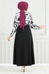 Beli Rubberized Skirt 100HBS932-M Black - Thumbnail
