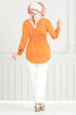 Beli Rubberized Tunic 403EVO1065-M Orange - Thumbnail