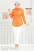 Beli Rubberized Tunic 403EVO1065-M Orange - Thumbnail