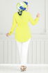 Beli Rubberized Tunic 403EVO1065-M Yellow - Thumbnail