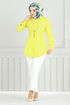 Beli Rubberized Tunic 403EVO1065-M Yellow - Thumbnail
