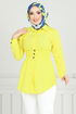 Beli Rubberized Tunic 403EVO1065-M Yellow - Thumbnail