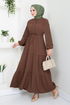 Beli Tünelli Kleid 2423HBS932-M Kaffee - Thumbnail