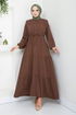 Beli Tünelli Kleid 2423HBS932-M Kaffee - Thumbnail