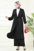 Beli Tünelli Sofia Takım 387DVL817-MS Siyah - Thumbnail