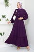 Beli Tunneled Dress 2423HBS932-M Purple - Thumbnail