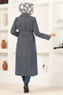 Belt Coat Anthracite END7519 - Thumbnail