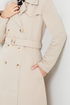 Belt Detailed Trench coat 16122BSK984-M The Stone - Thumbnail