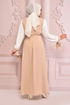 Belt Dress Beige USL5003 - Thumbnail