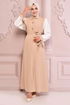 Belt Dress Beige USL5003 - Thumbnail