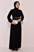 Belt Dress Black ASM2582 - Thumbnail