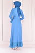 Belt Dress Blue KNZ4125 - Thumbnail