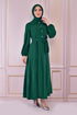 Belt Dress Emerald END5503 - Thumbnail