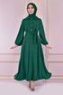 Belt Dress Emerald END5503 - Thumbnail