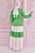 Belt Dress Green NEV14872 - Thumbnail