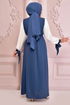 Belt Dress Indigo USL5003 - Thumbnail