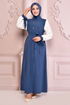 Belt Dress Indigo USL5003 - Thumbnail