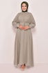 Belt Ferace Dress Beige LYV1623 - Thumbnail