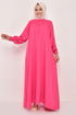 Belt Ferace Dress Fuchsia LYV1623 - Thumbnail